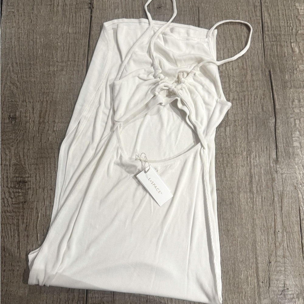 L*Space Renata Dress in Ivory. - Picture 7 of 9